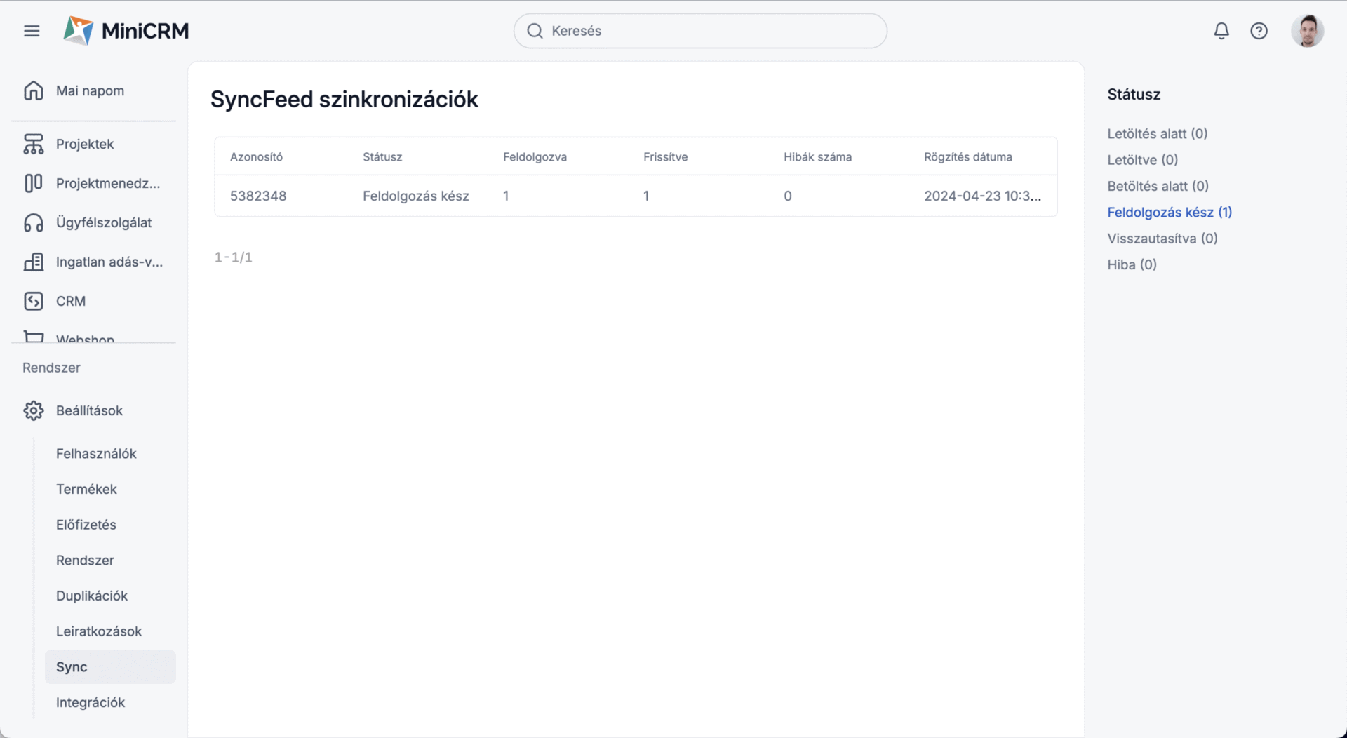 syncfeed