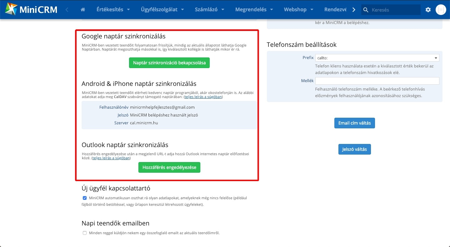 keresési dátum összekapcsolása