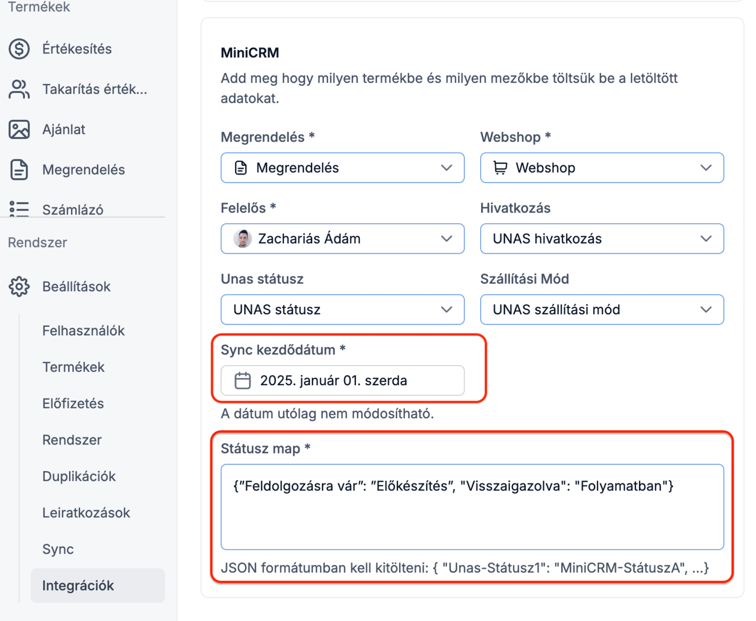unasstatusz